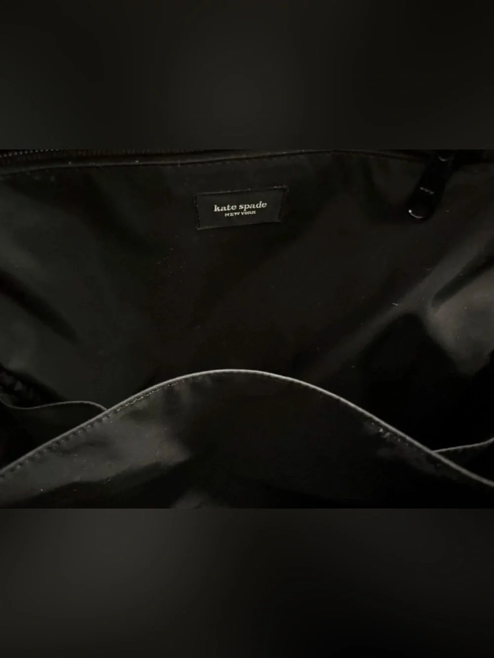 Kate Spade black backpack 13 X 11 X 4